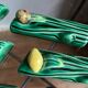 Vintage Vallauris vegetable and fruit knife holders