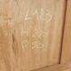 Armoire parisienne ancienne sapin brute 1900