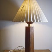 Lampe de table vintage en palissandre danois
