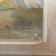 Pair paintings, oil on canvas still life pink flowers