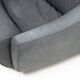 Grande chaise longue et pouf en cuir, 1970