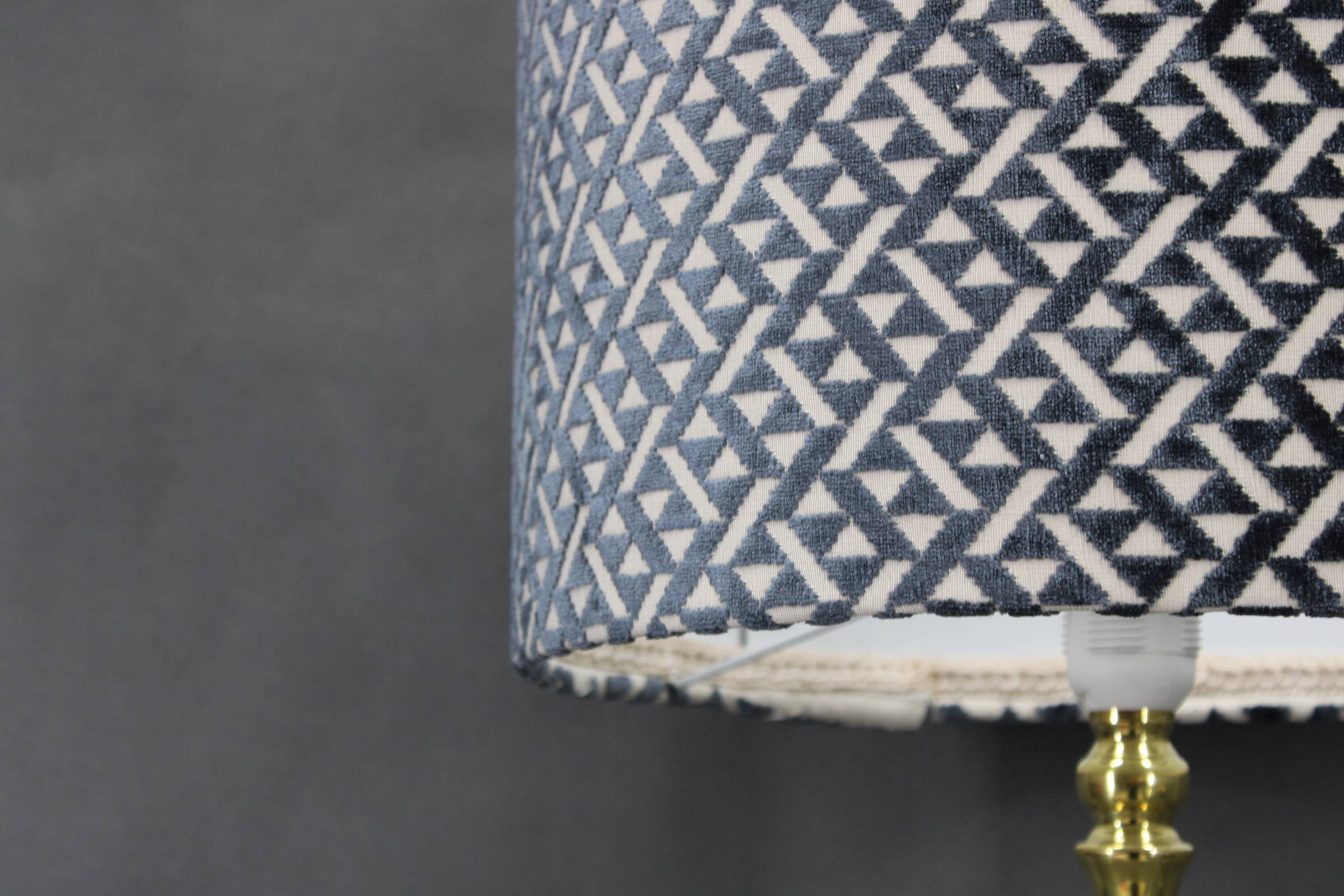 1960s  Pair of Large Brass Table Lamps by MS Belysnin, Denmark