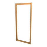 Scandinavian oak mirror 112x48cm, Nybrofabriken, Sweden, 1960
