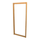 Scandinavian oak mirror 112x48cm, Nybrofabriken, Sweden, 1960