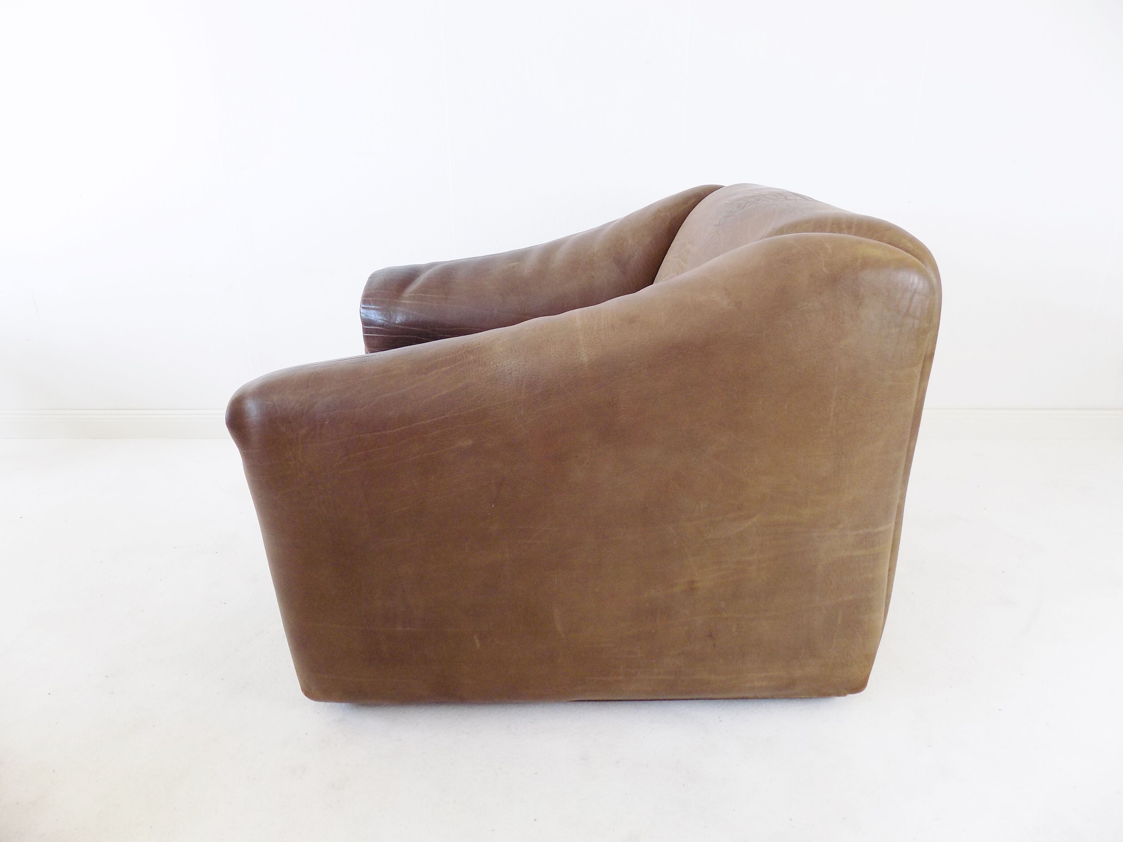 De Sede DS 47 brown leather armchair