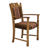 1960s, Danish design, armchair, oak wood, furniture wool.