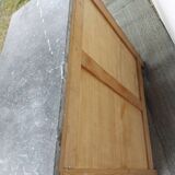 Mado buffet in wood, marble and copper, restored