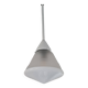 Conical ceiling lamp opal glass Phillips NL - 1920 Bauhaus style