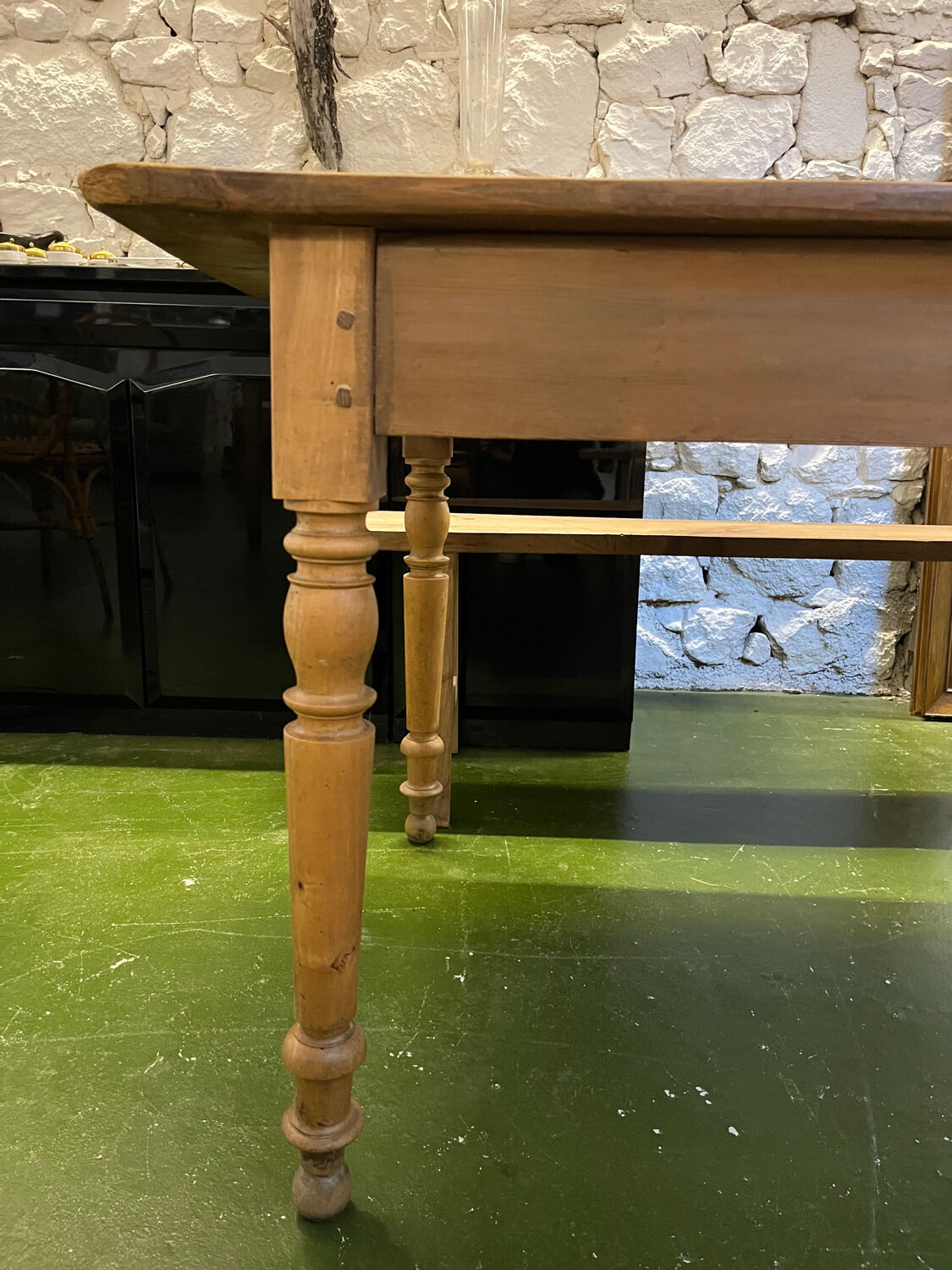 3-metre pine dining table