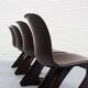 Lot de 4 chaises Z par Ernst Moeckl pour Horn Collection années 1970