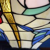 Tiffany-style glass pendant light
