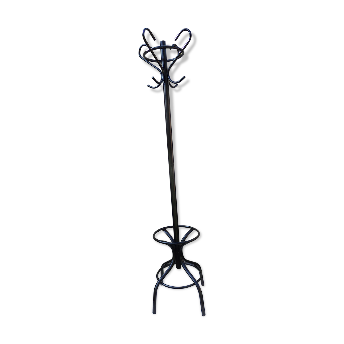 Metal parrot coat rack
