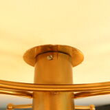 Vintage Modern Golden Color Ceiling Lamp, 1970s