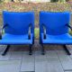 2 x Arflex T-Line sun loungers