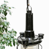 Black bakelite hand lamp
