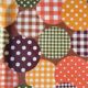 Vintage fiberglass patchwork top 70s