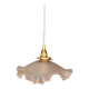 Suspension vintage lampshade in frosted glass (DEP01)