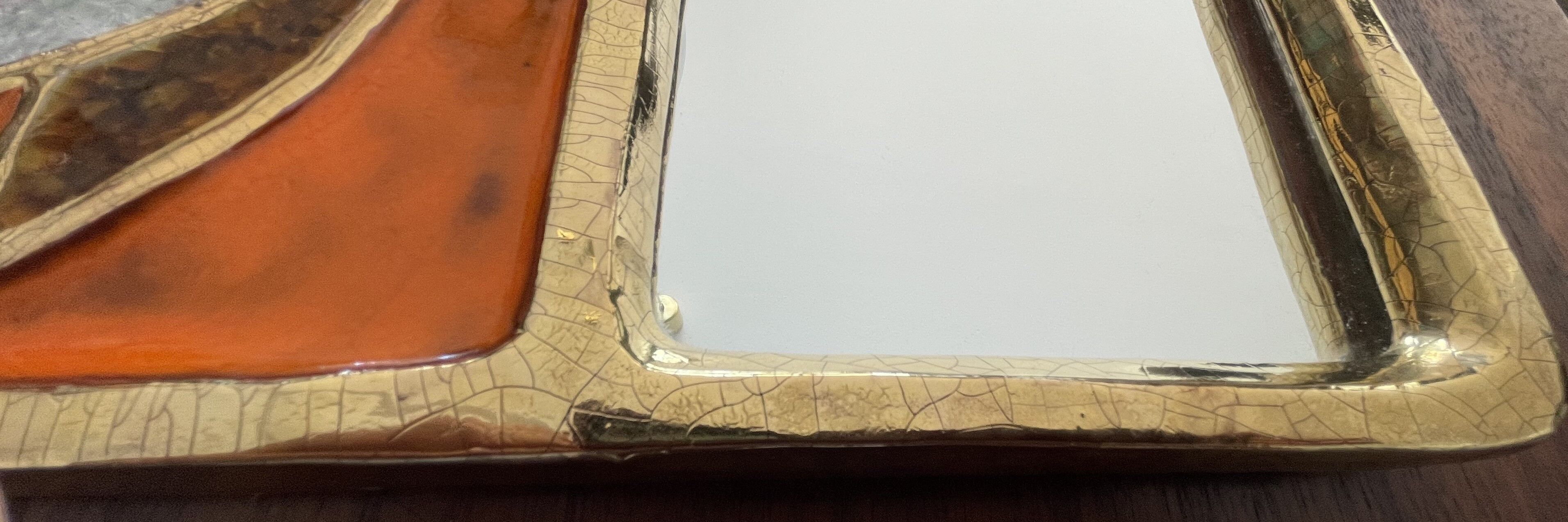 Mirror Mithé Espelt "bird" 30 cm