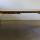 1960s vintage brutalist Danish extending oak dining table style Henning Kjærnulf
