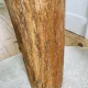 Lampe en bois brutaliste