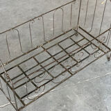 Children's bed wrought iron bench