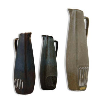3 pièces en Céramique Suède 1950 Rörstrand Gunnar Nylund