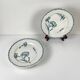 Set of 6 flat plates model "Oeillet", KG Lunéville, ironstone, 19th century