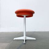 German Space Age swivel stool from the mid-century by Bremshey, Solingen, 1960s.