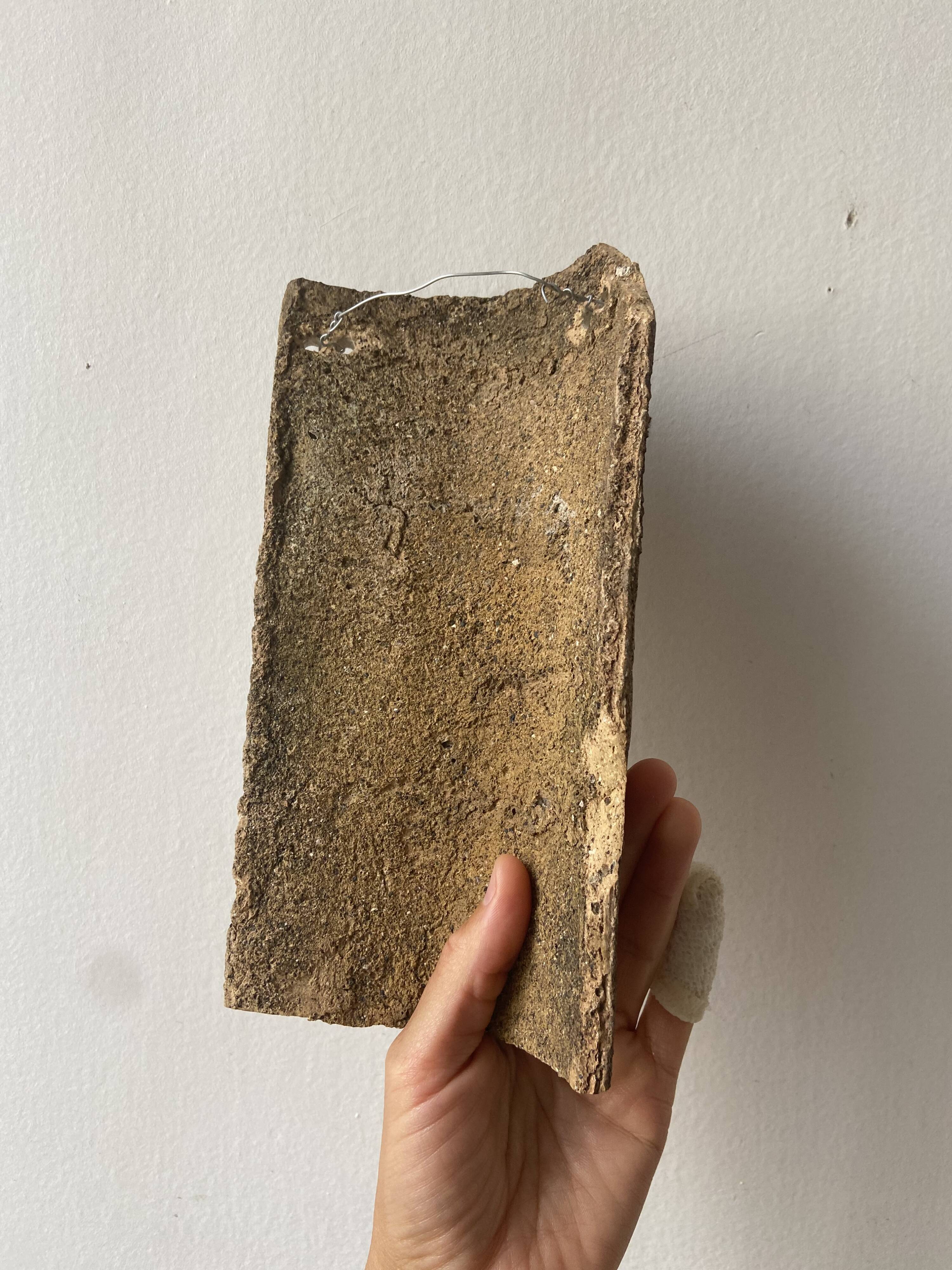 Terracotta wall lamp