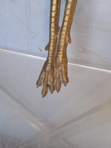 Bronze wall lamp Heron ep art deco 1930/40