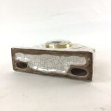 Clock Art deco in cracked earthenware