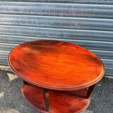 Art Deco coffee table in solid mahogany – 1930s