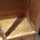 Art Nouveau Art Deco beech cabinet