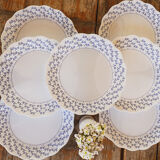 8 assiettes plates