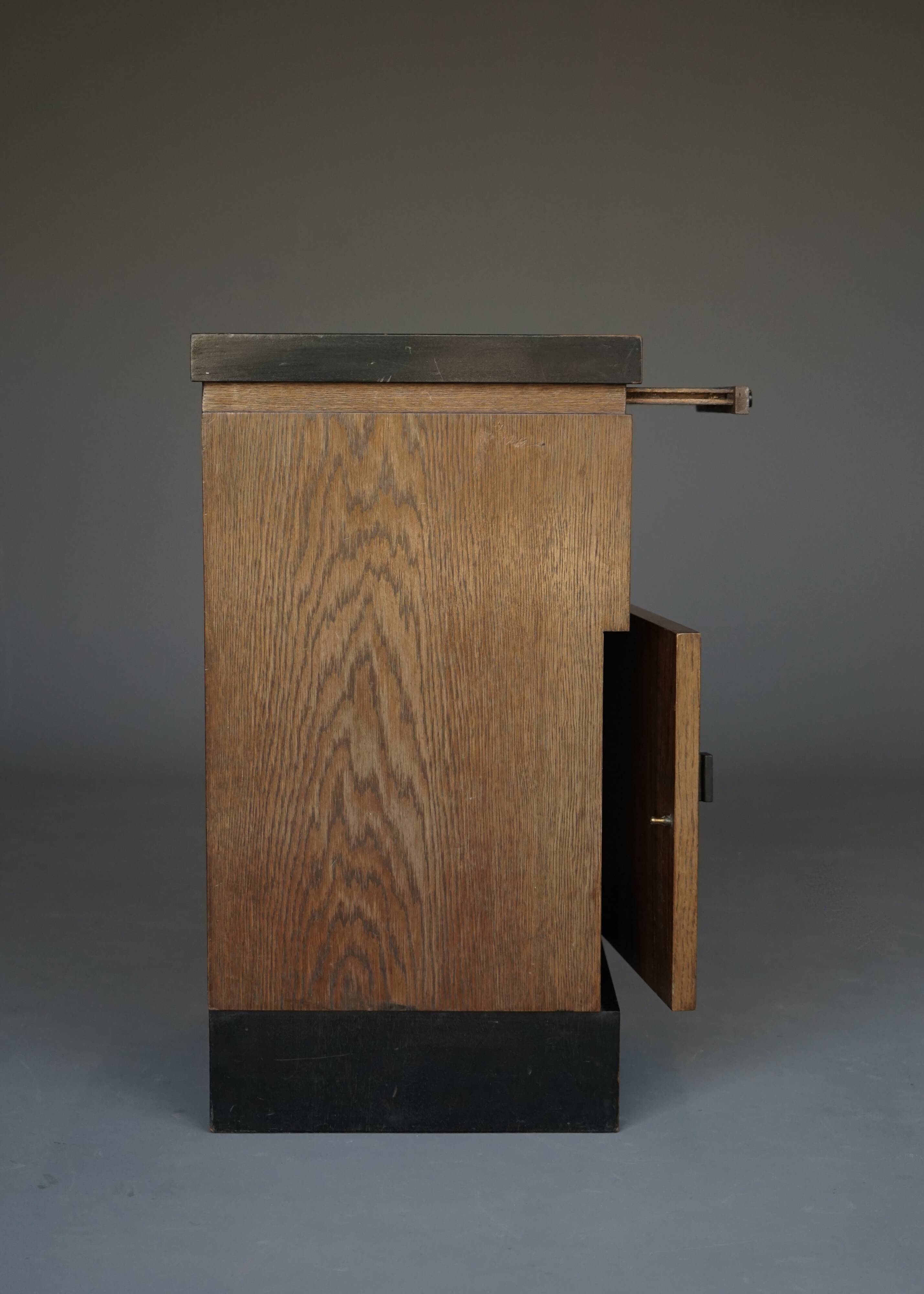 Art Deco or Haagse School Nightstand by H. Pander & zn., 1930s