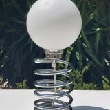 Spring lamp and opaline design