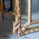 Miroir parclose style Napoléon lll doré