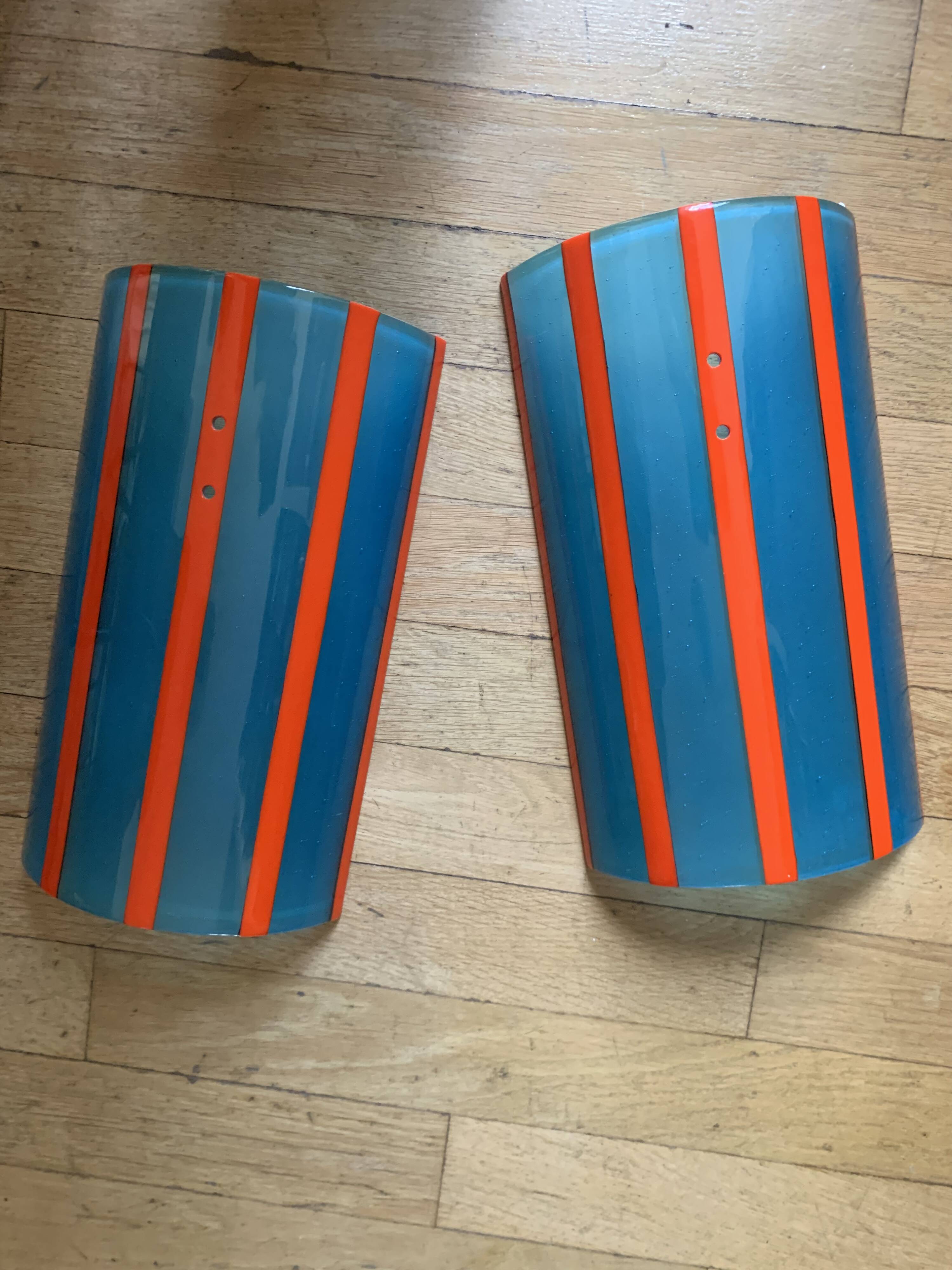 Two Murano wall lights