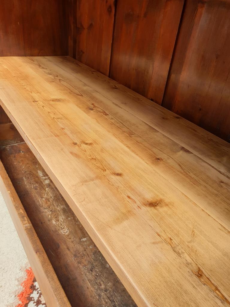 Norman countryside buffet in solid cherry wood nineteenth