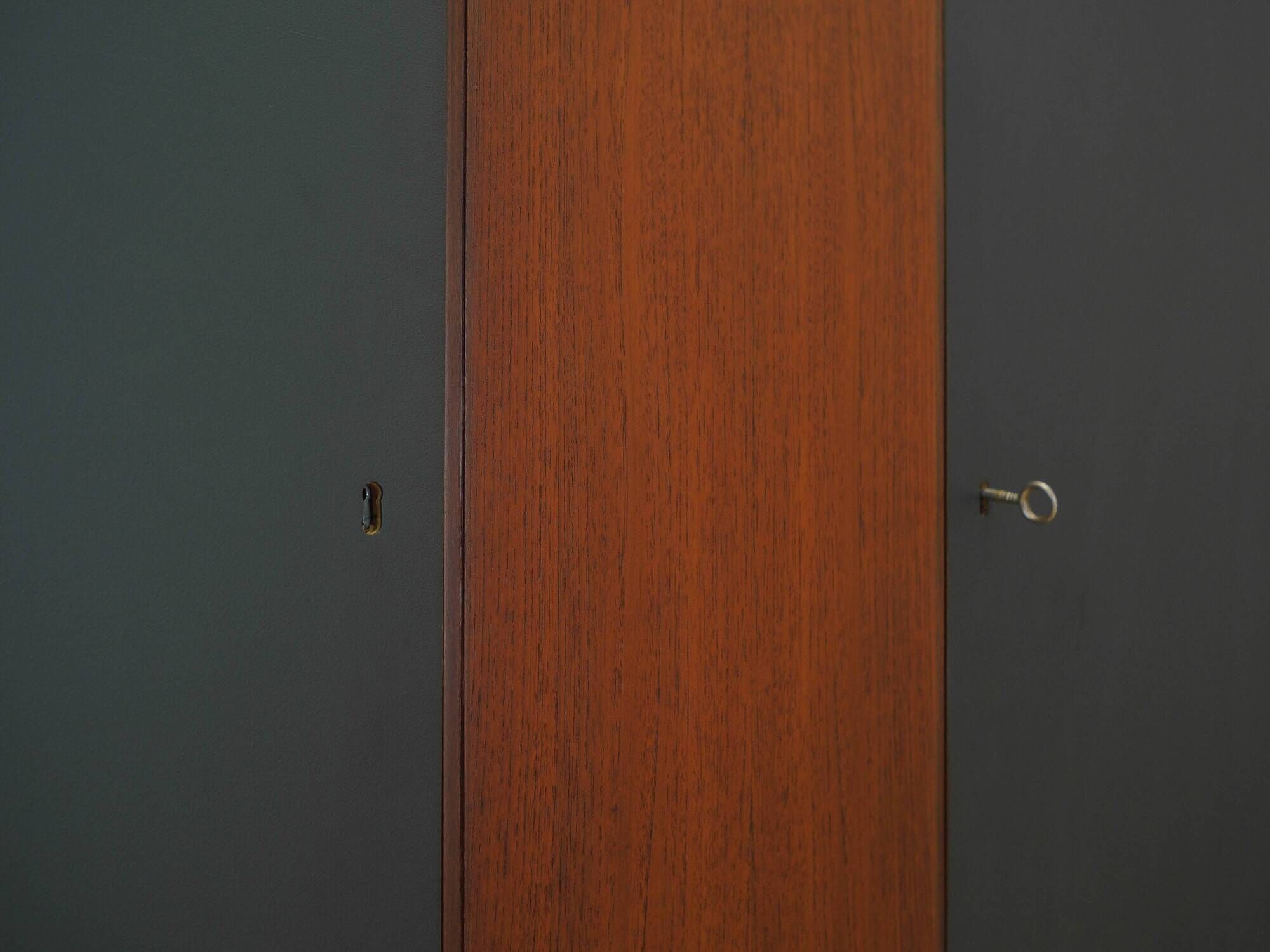 Teak wardrobe, Danish design, 1960s, production: Denmark
