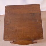 Old Burmese teak workshop top stool