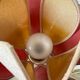 Vintage lotus flower lamp