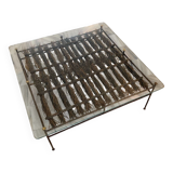 Glass coffee table