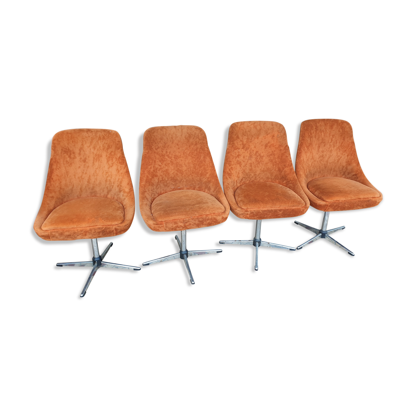 Vintage '70 revolving chairs