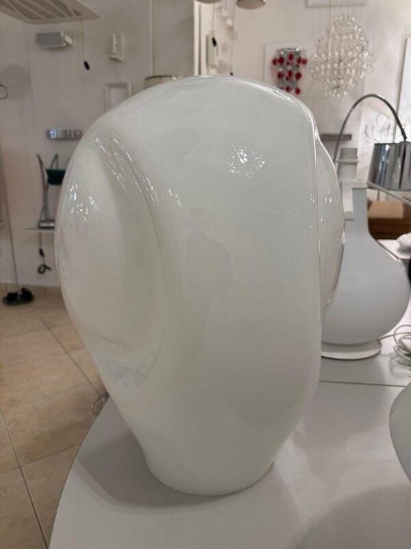 Large Munega Table Lamp in Murano Glass by Luciano Vistosi, 1980s