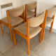 Set de 4 chaises vintage baumann des années 50