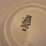 Saint amand faience salad bowl 1950s