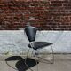 Vintage chrome and leather chair/armchair, Linda model by Arrben (Italy)