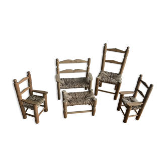 Doll furniture set