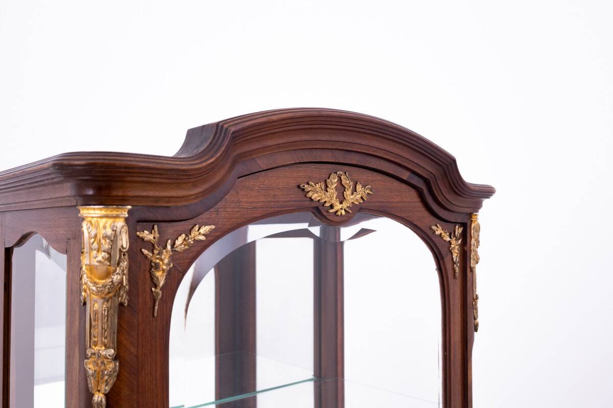 Antique display cabinet from the late 19th century, France.